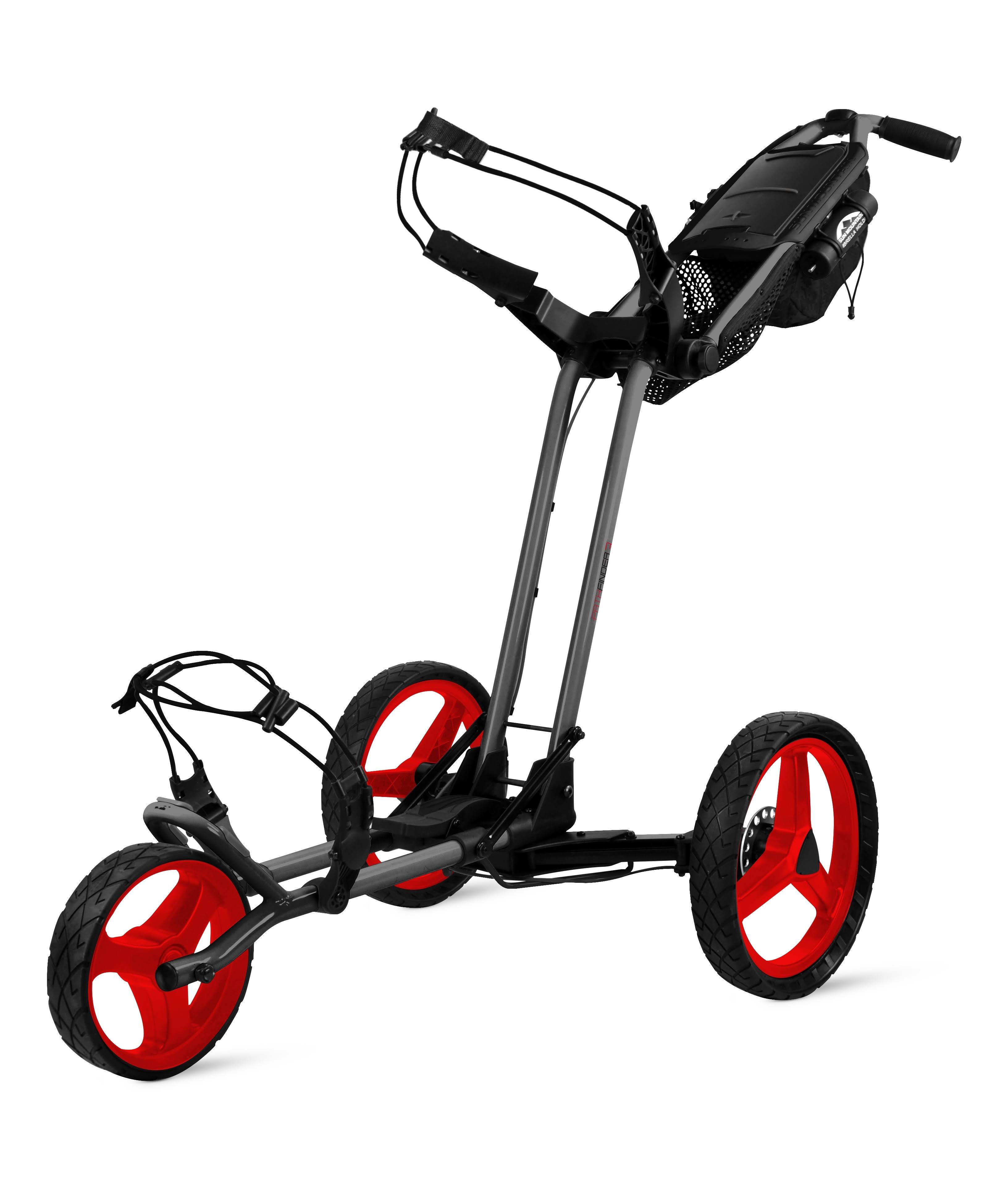 Sun Mountain Pathfinder 3 Push Cart Grey/Red