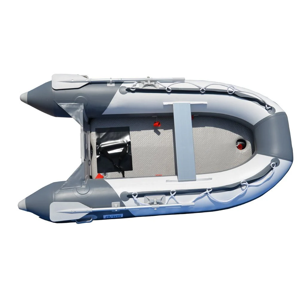 8.2Ft Inflatable Boat Dinghy Tender Pontoon Boat with Air Floor