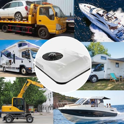 12V/24V DC Air Conditioner, Rooftop Cooling Air Conditioner, Electric A/C Unit For Trucks, Motorhome, Excavators, Camper, Trailer