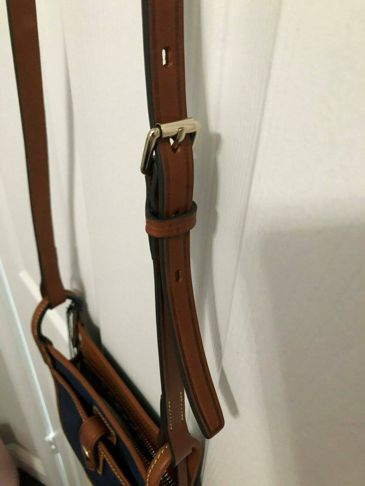 Dooney u0026 Bourke Wayfarer Nylon Letter Carrier Crossbody - Red/Gold
