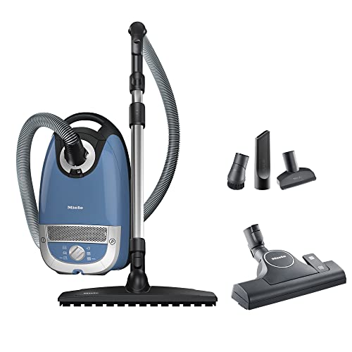 Miele Complete C2 Hard Floor Canister Vacuum Cleaner with SBD285-3 Rug and Floor Tool + SBB400-3 Twister XL Floor Brush