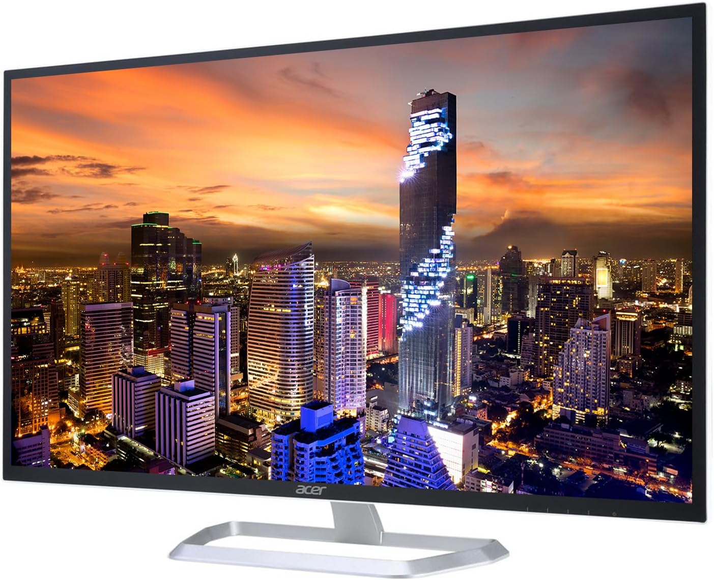 acer EB321HQU C 32-inch 1440P Quad HD IPS 60 Hz 4 ms LED Backlit Widescreen LCD Monitor, 2-Pack Bundle with Eye Care, VGA, HDMI, DisplayPort, black