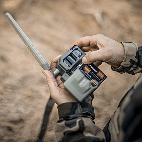 SPYPOINT LM2 Cellular Trail Camera - 20MP Photos, Infrared Game Night Vision Photos, 90' Flash Trail Camera & Detection Range, 0.5S Trigger Speed + 32GB Micro SD Card and Lit-10 Battery (Nationwide)