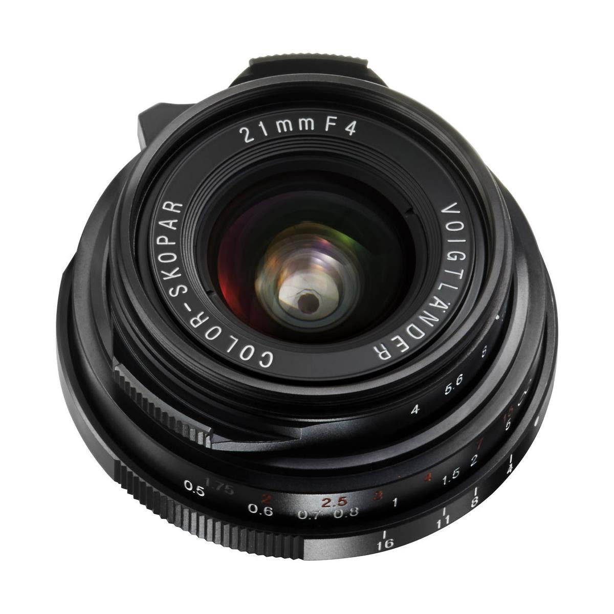 Voigtlander Color-Skopar 21mm f/4.0 Pancake Lens, Black BA211P
