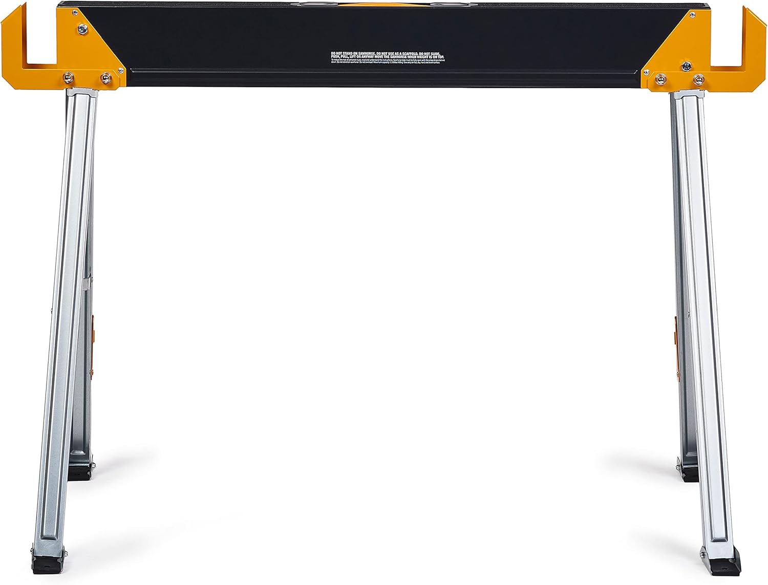 ToughBuilt - Folding Sawhorse/Jobsite Table - Sturdy, Durable, Lightweight, Heavy-Duty, 100% High Grade Steel, 41.5-Inch Easy Carry Handle - (TB-C550)