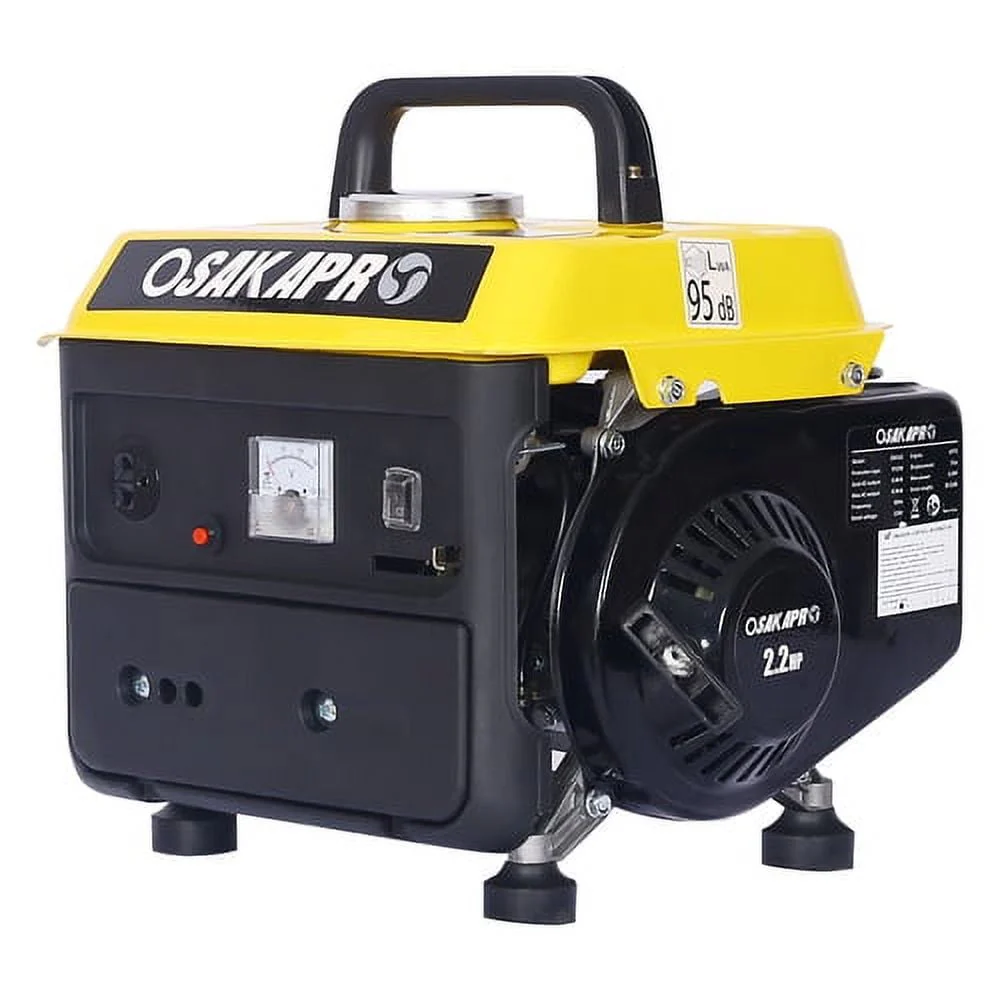 Portable Generator, Outdoor generator Low Noise with 71cc 2-Stroke Gasoline Engine, Gas Powered Generator for Home Use and Camping