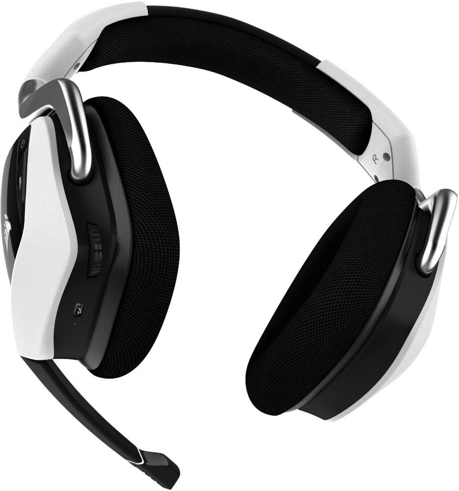 CORSAIR Gaming VOID RGB Elite Wireless Over-Ear Headset - Omni-Directional - White