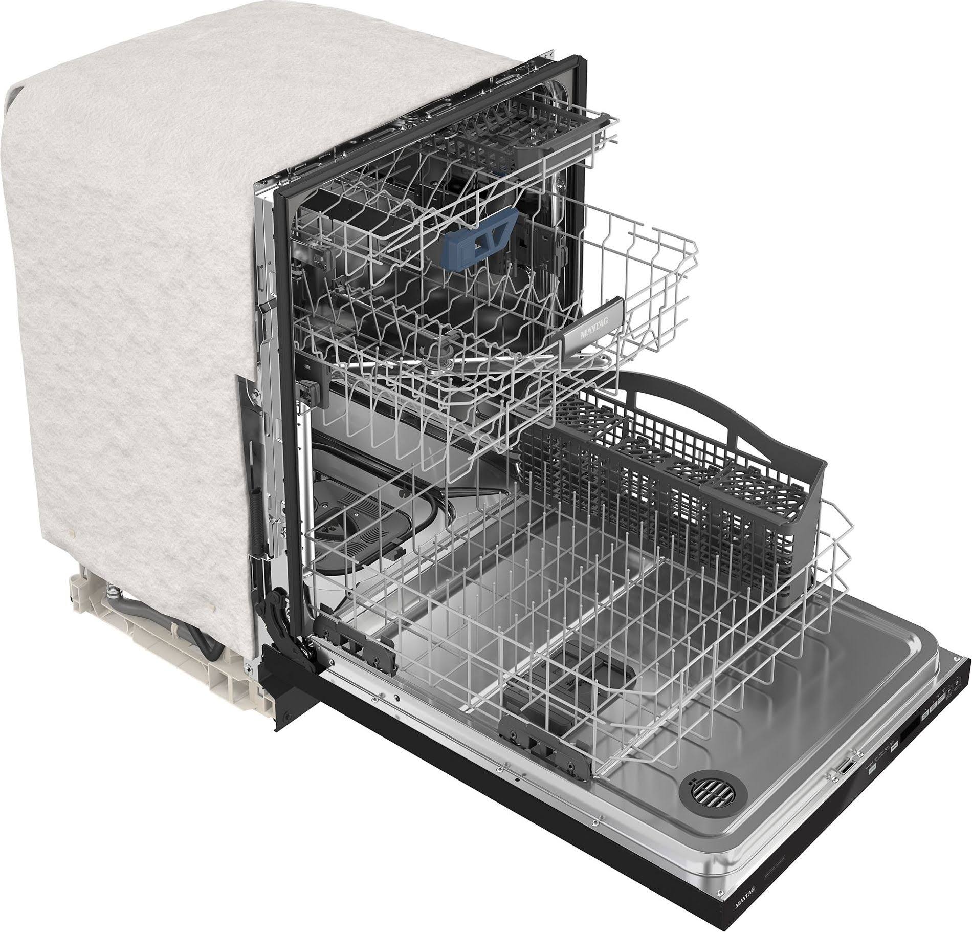 Maytag Top Control Dishwasher with Third Level Rack and Dual Power Filtration MDB8959SKB - Black