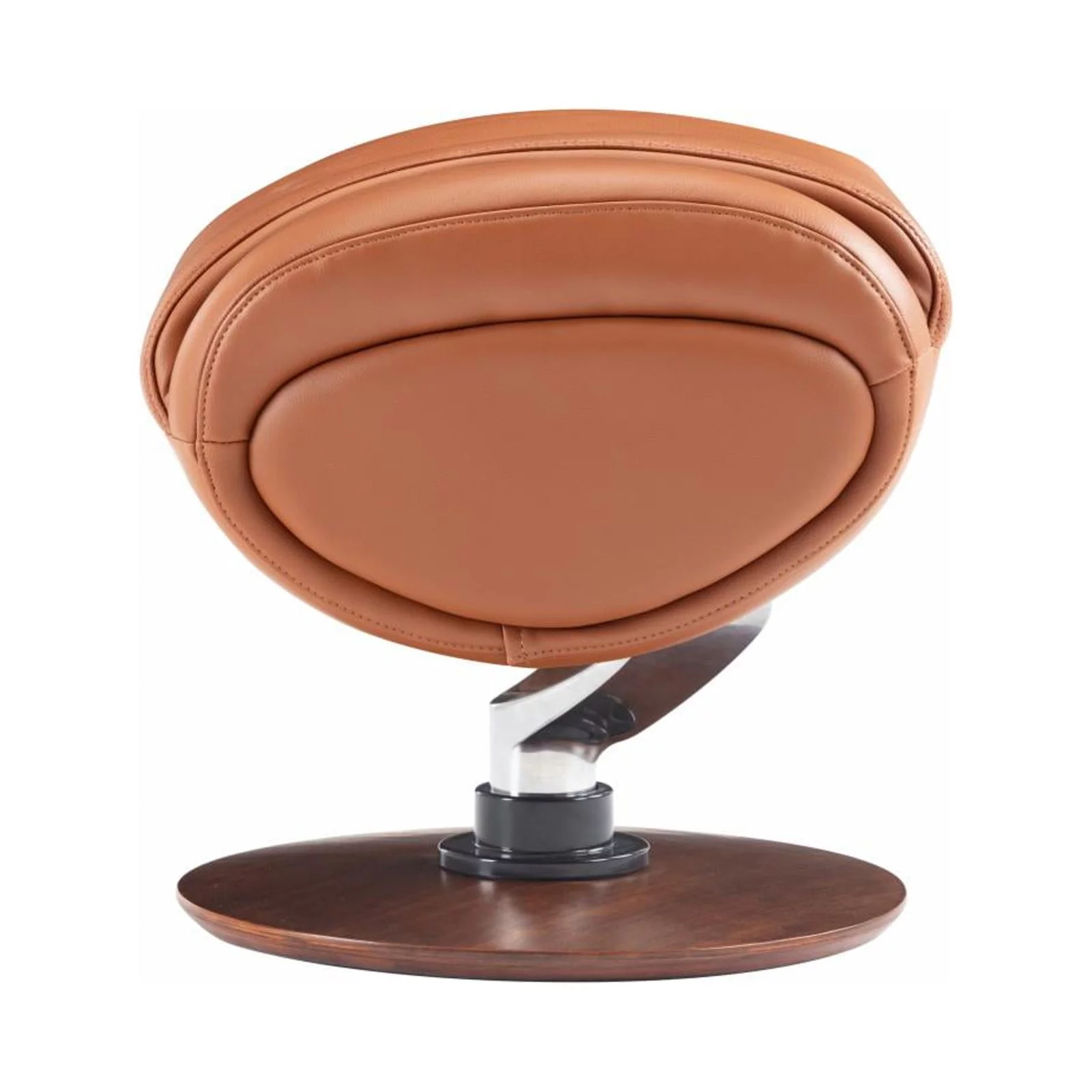 Barcalounger Marjon Leather Pedestal Recliner with Ottoman