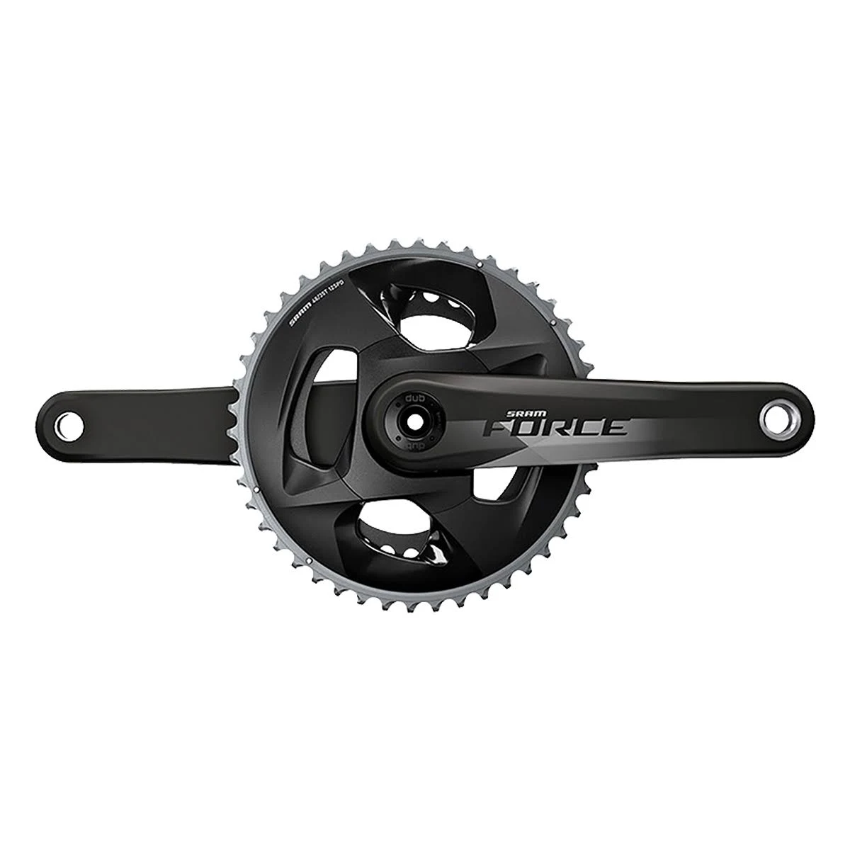 SRAM Force AXS Crankset - Dub Spindle - Gloss Carbon