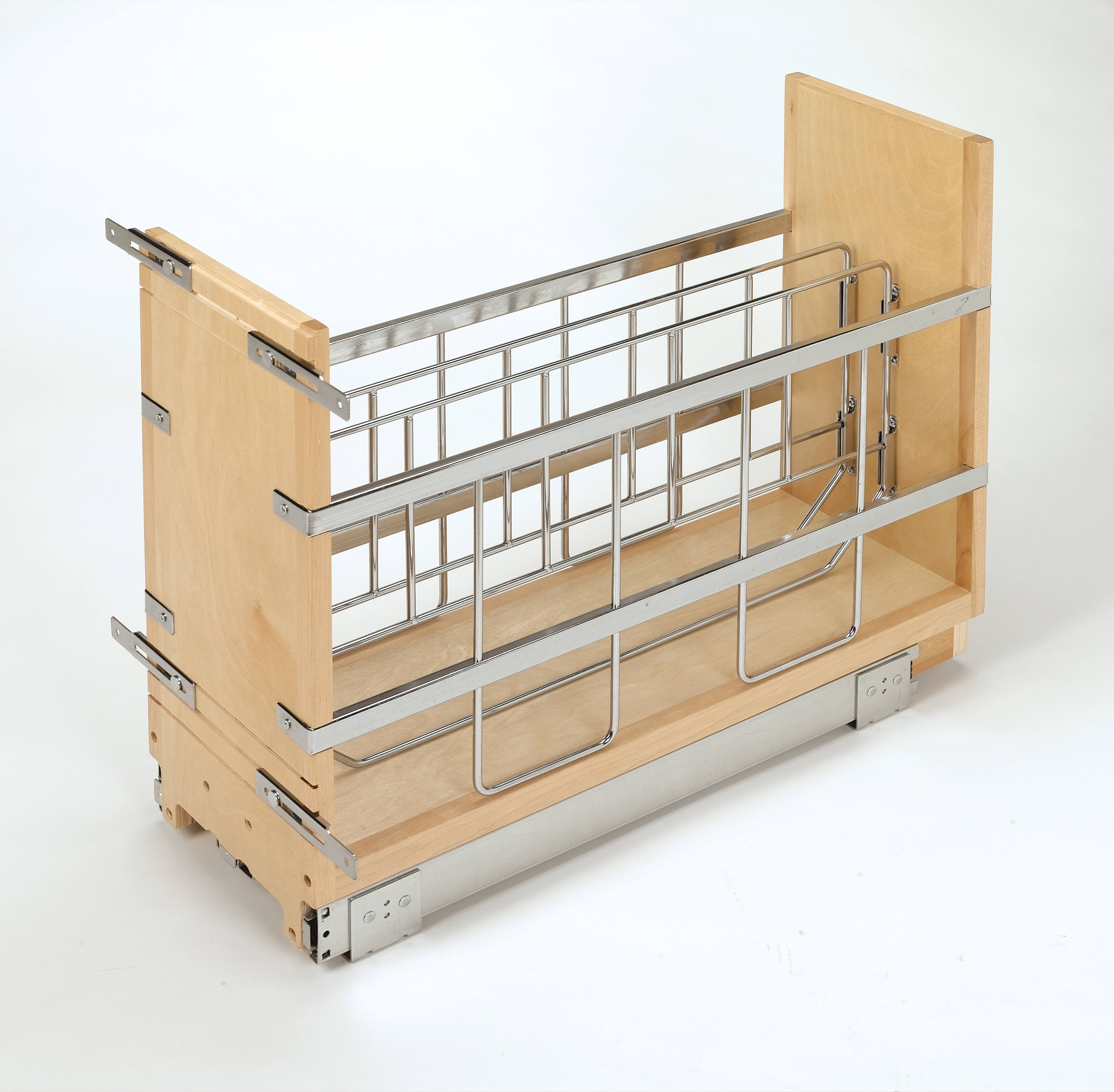 Rev-A-Shelf - 447-BCBBSC-8C - 8x22 Tray Divider, Foil u0026 Wrap Organizer Soft-Close