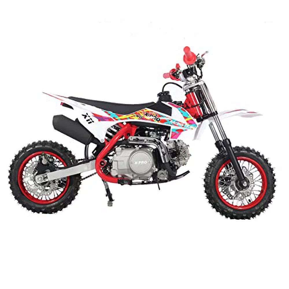 X-Pro Brand New X11 110cc Gas Pit Dirt Bike with Automatic Transmission, E-Start, 10" Wheels!