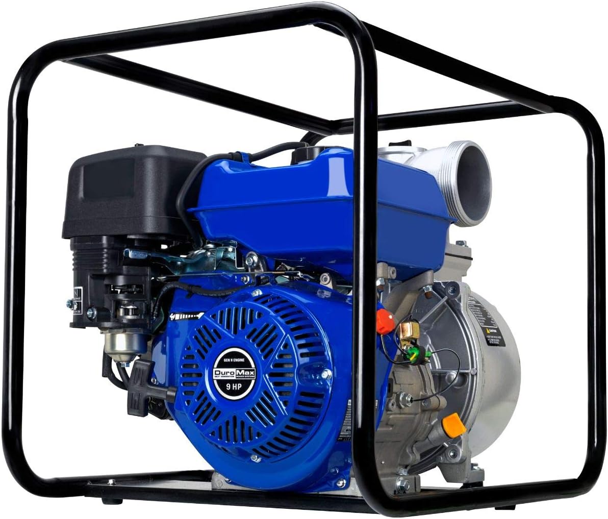 DuroMax XP650WP 208cc 220-Gpm 3,600-Rpm 3-Inch Gasoline Engine Portable Water Pump, 50 State Approved, XP650WP, Blue