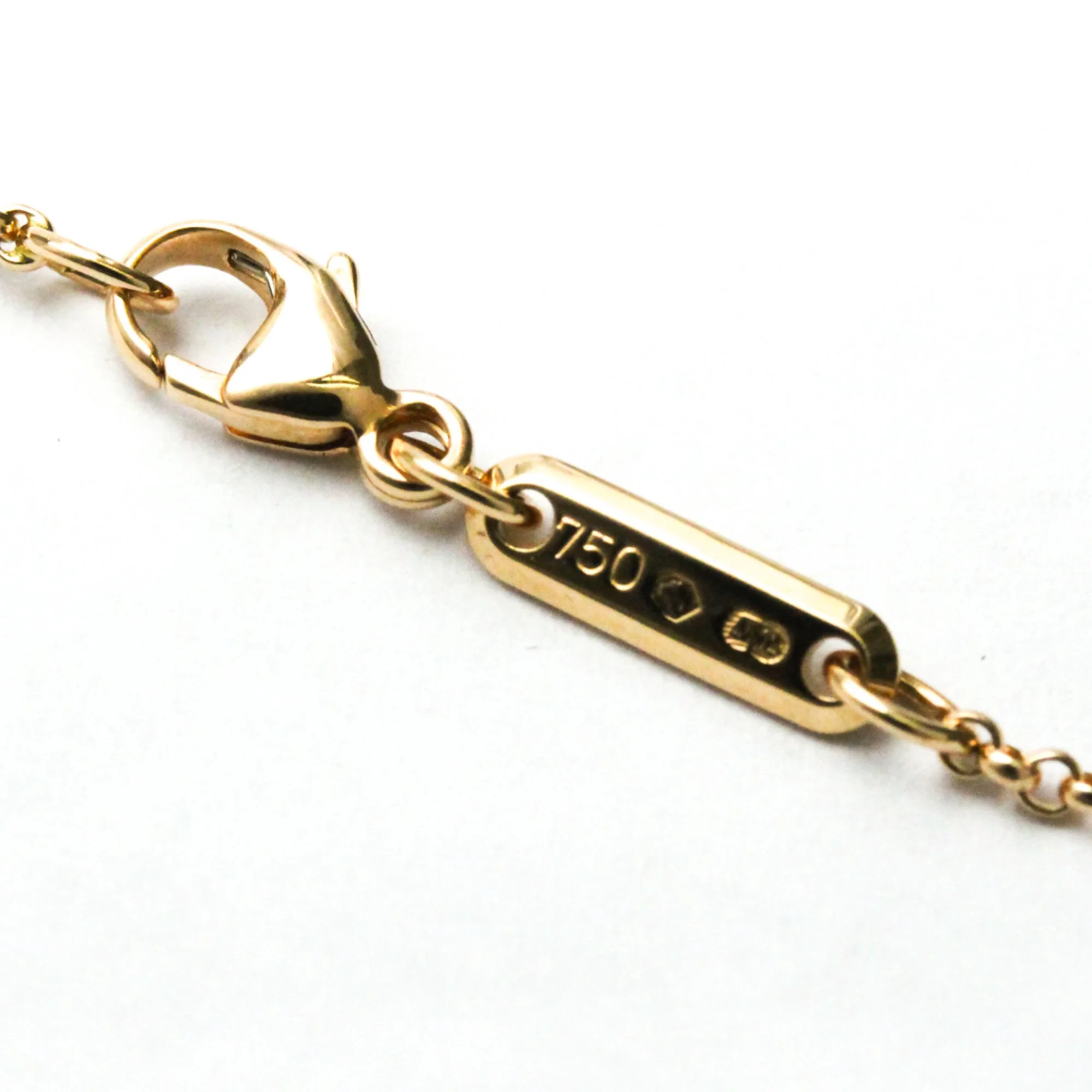 Pre-Owned Chopard Happy Diamonds Necklace 797789/5001 Pink Gold (18K) Diamond Men,Women Fashion Pendant Necklace Carat/0.32 (Pink Gold) (Good)