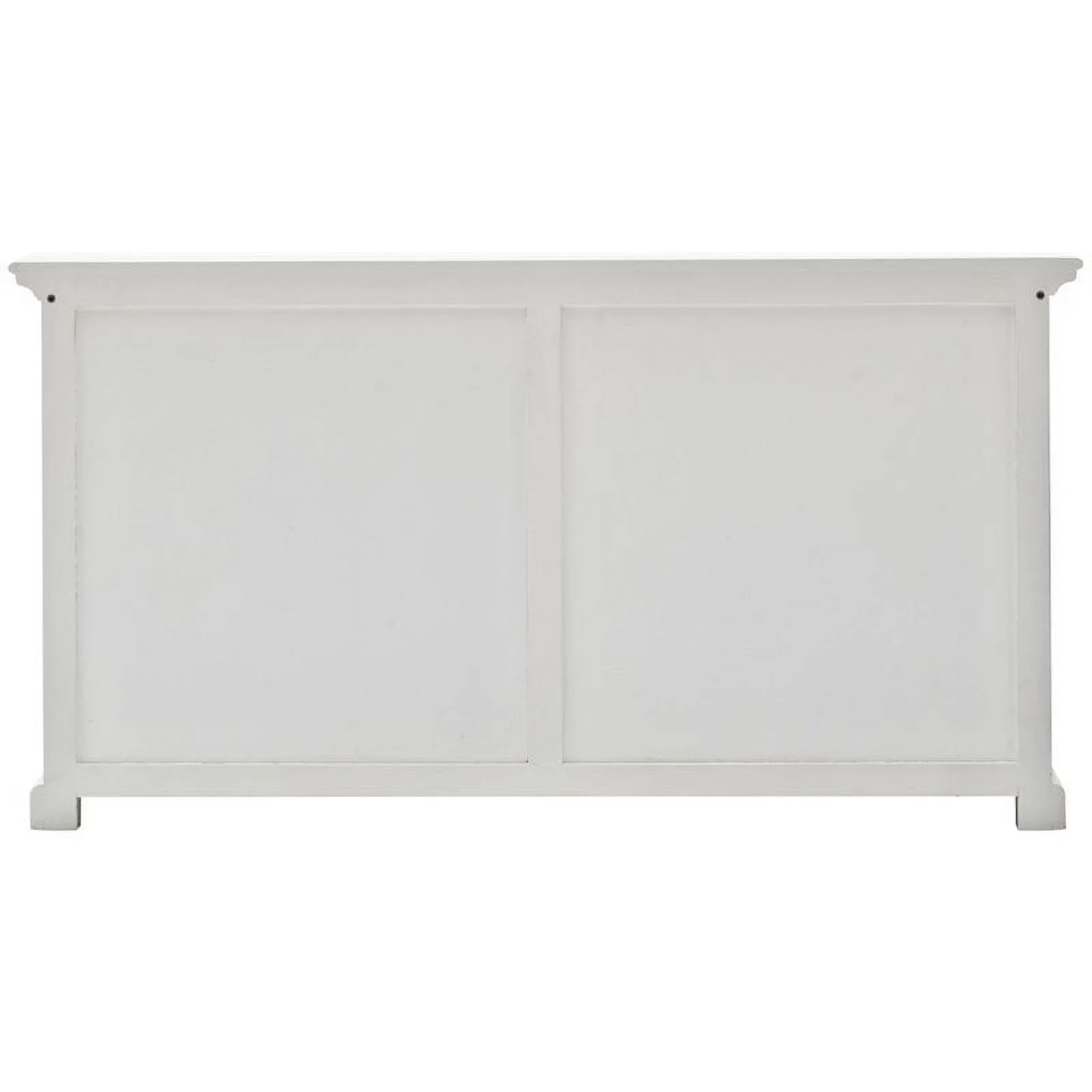 Beaumont Lane Storage Cabinet with Hutch in Pure White