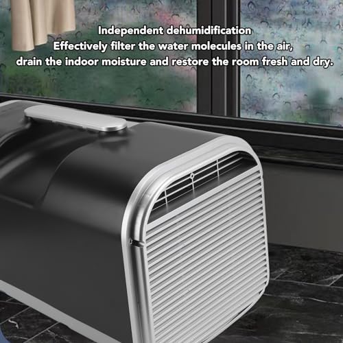 Air Conditioner, Practical Portable Quiet Air Conditioners 5000BTU Fast Cooling 500W Window Air Conditioner for Camping Tent RV Heating Cooling Frequency Conversion