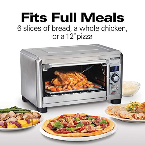 HAMILTON BEACH PROFESSIONAL Digital Air Fryer Countertop Toaster Oven