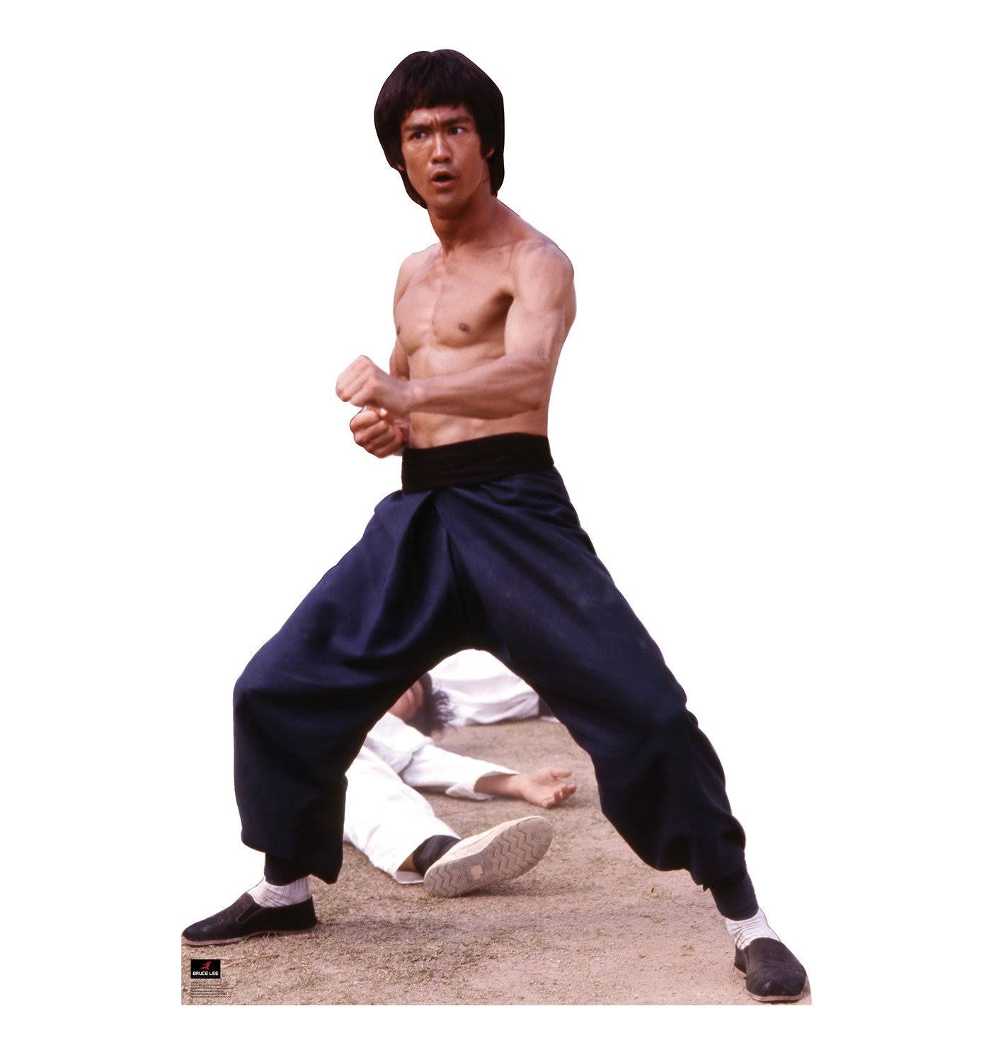 Bruce Lee - Fight Stance - Cardboard Standup