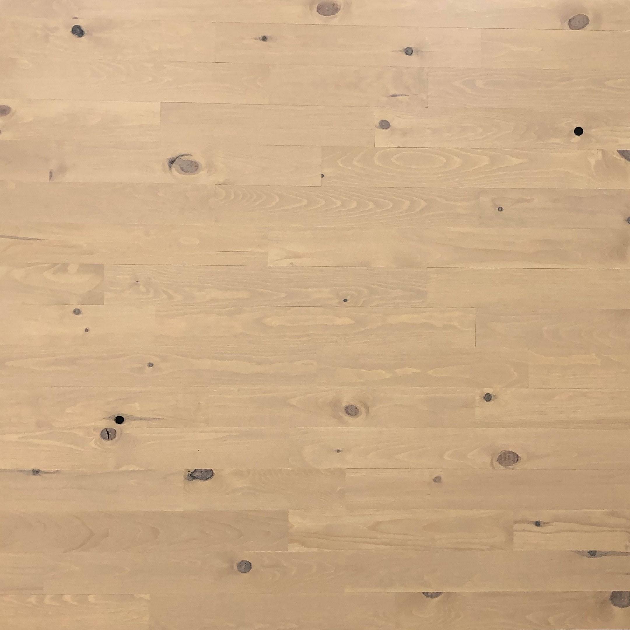 Timberchic Pine Wooden Wall Planks - Simple Peel and Stick Application (3x22 Wide - 20 Sq. ft, Sandstone)