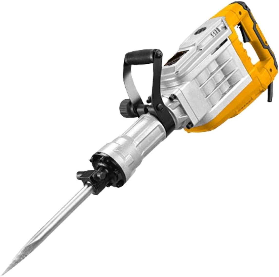 Duty Electric 3700 Watt Demolition Jack Hammer Concrete Breaker Power + (2) Bit Chisel Point w/Case