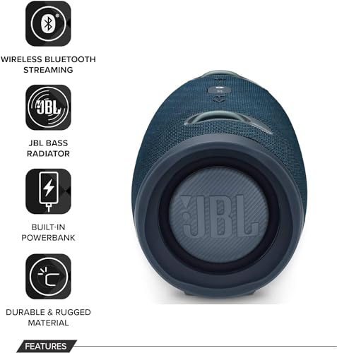 JBL Xtreme 2, Waterproof Portable Bluetooth Speaker, Black