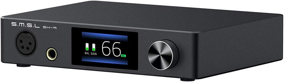 S.M.S.L SH-9 Headphone Amplifier THX AAA Technology RCA/XLR Input 6.35MM Balanced Headphone Amplifier