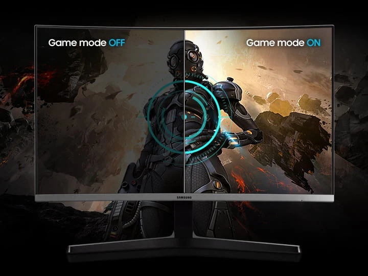 SAMSUNG 32 Class Curved Full HD (1,920 x 1,080) Monitor - LC32R500FHNXZA