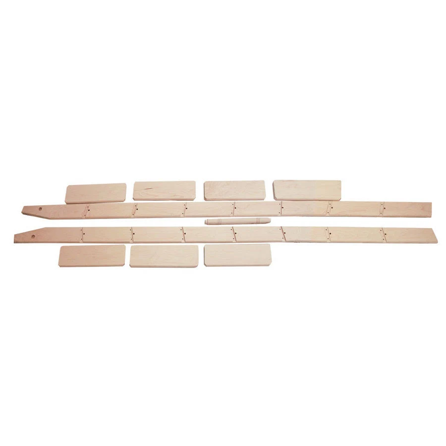 Quiet Glide 8-ft Unfinished Maple Library Ladder