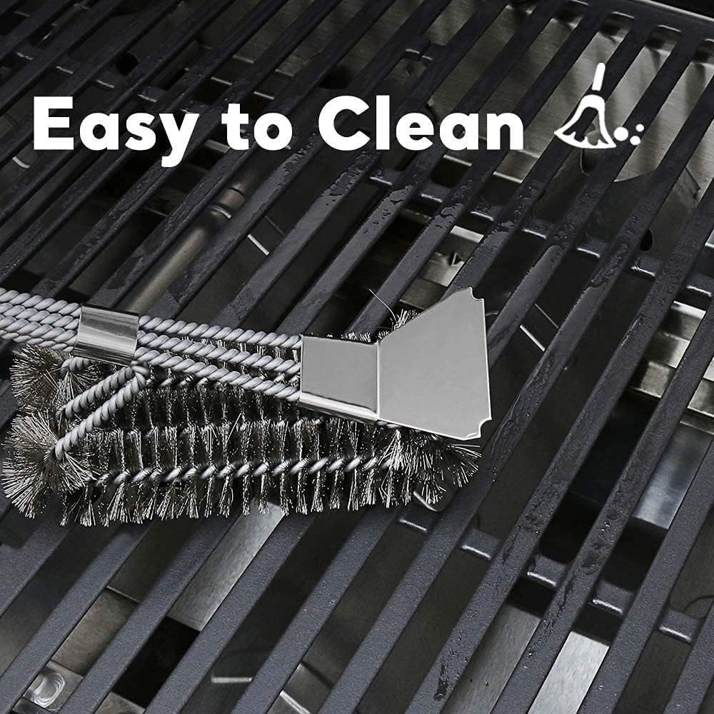 Uniflasy Cast Iron Cooking Grate Replacement for Nexgrill 4 Burner 720-0830H 720-0670A 720-0783E 720-0958A 5 Burner 720-0888N Replacement for Kenmore 41516106210 415.16106210 Uniflame GBC981 17 Inch