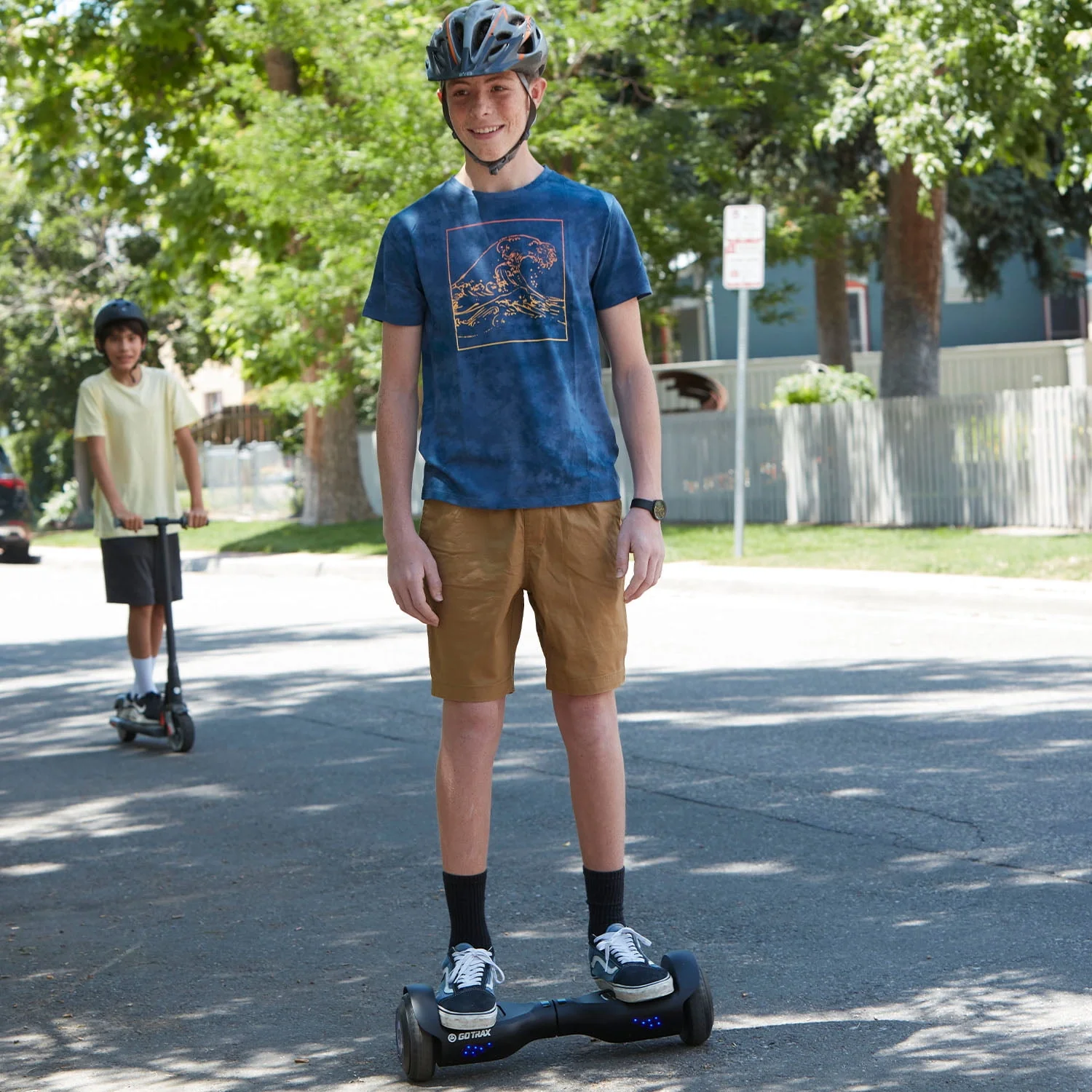 Gotrax Edge Hoverboard for Kids Adults, 6.5 Tires 6.2mph & 2.5 Miles Self Balancing Scooter, Black