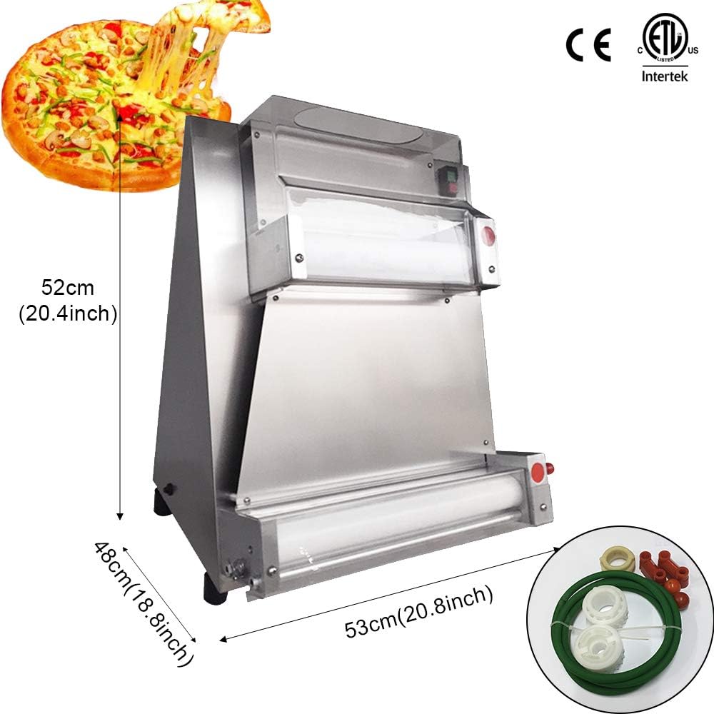 16 inch Dough Sheeter, ETL Certify Commercial Pizza dough roller press