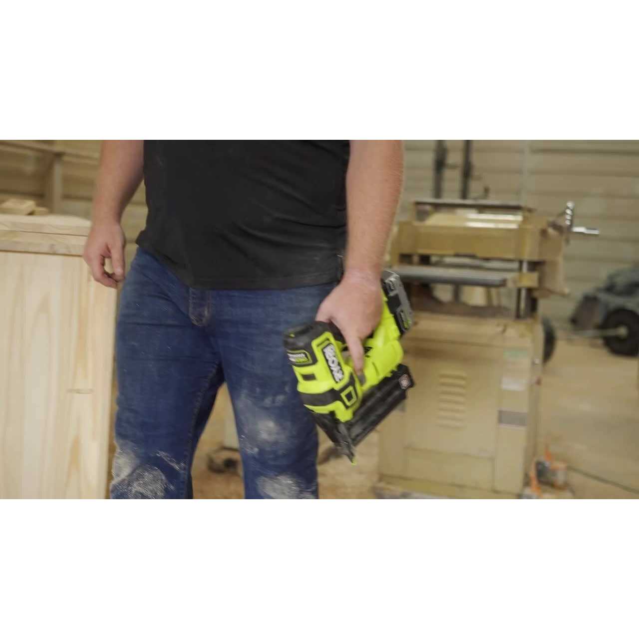 Ryobi ONE+ HP 18V 18-Gauge Brushless Cordless AirStrike Brad Nailer - Shop Hardware Tools Online Store