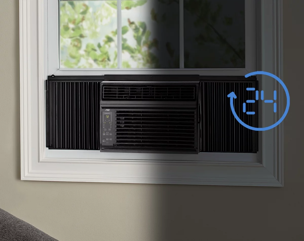 Arctic King 8,000 BTU 115V Smart Window Air Conditioner, Black, WWK08CW91E-B