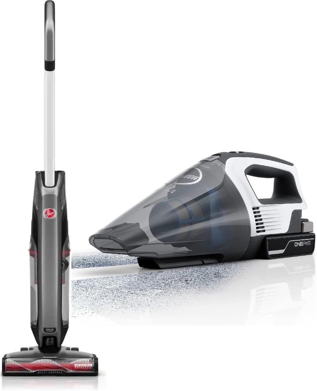 Hoover ONEPWR Evolve Pet Plus+ Cordless Upright Vacuum Cleaner, Red