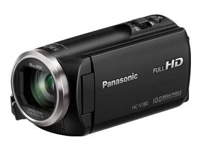 Panasonic Hc-v180k Full HD Camcorder with 50X Stabilized Optical Zoom - Bundle with Video Bag, 16GB SDHC Card, Cleaning Kit, Mem
