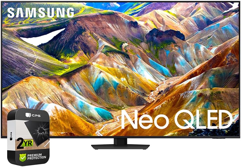 Samsung QN85QN85DBFXZA 85 Inch Neo QLED 4K Smart TV 2024 (Renewed) Bundle with 2 YR CPS Enhanced Protection Pack