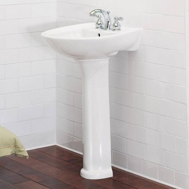 American Standard Cadet 0236411 Pedestal Sink, White