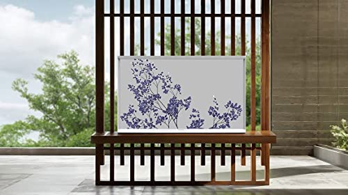 SAMSUNG Class QLED 4K The Serif LS01B Series Smart TV w/I-Shaped Design, Anti-Reflection Matte Display, Portable Easel Stand, Ambient Mode+, Alexa Built-in