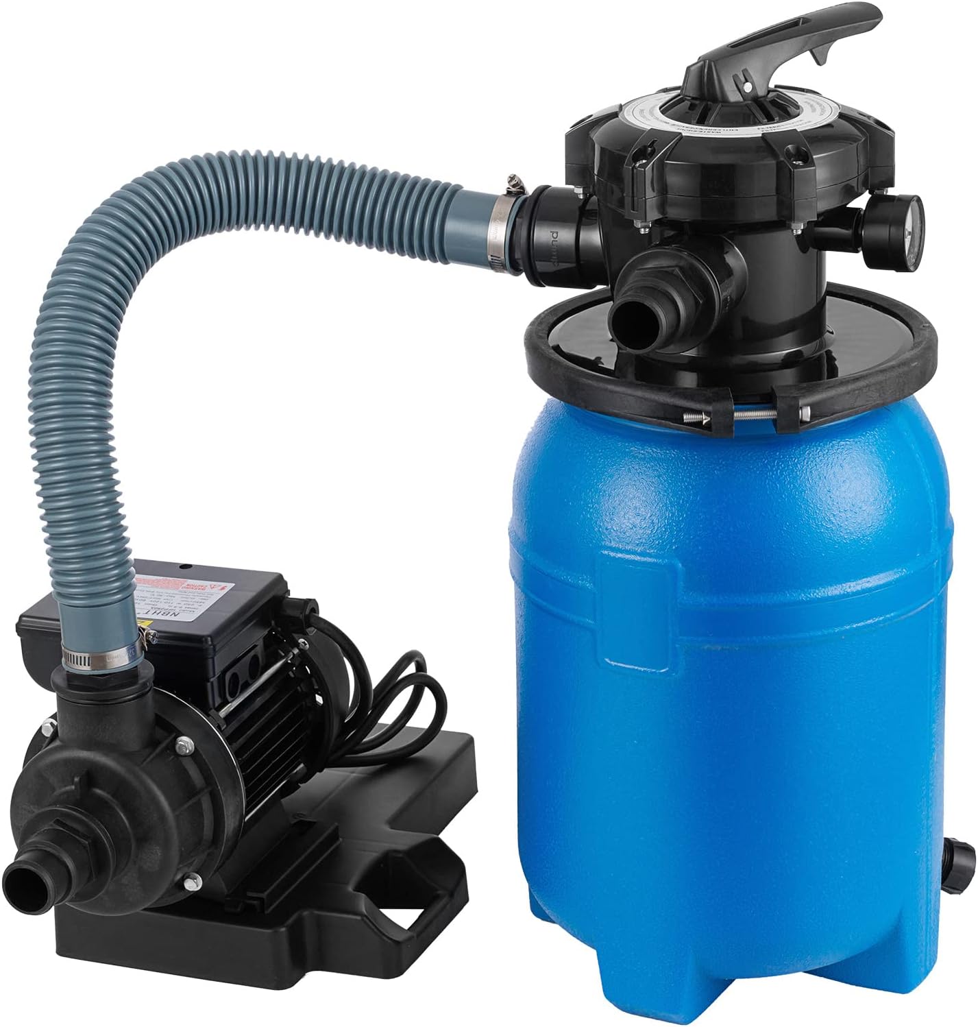 10" Sand Filter 1/3HP Pool Pump,2640 GPH High-Flow,Sand Filter Pump for Above Ground Pool,for Pools Up to 10000 Gallons