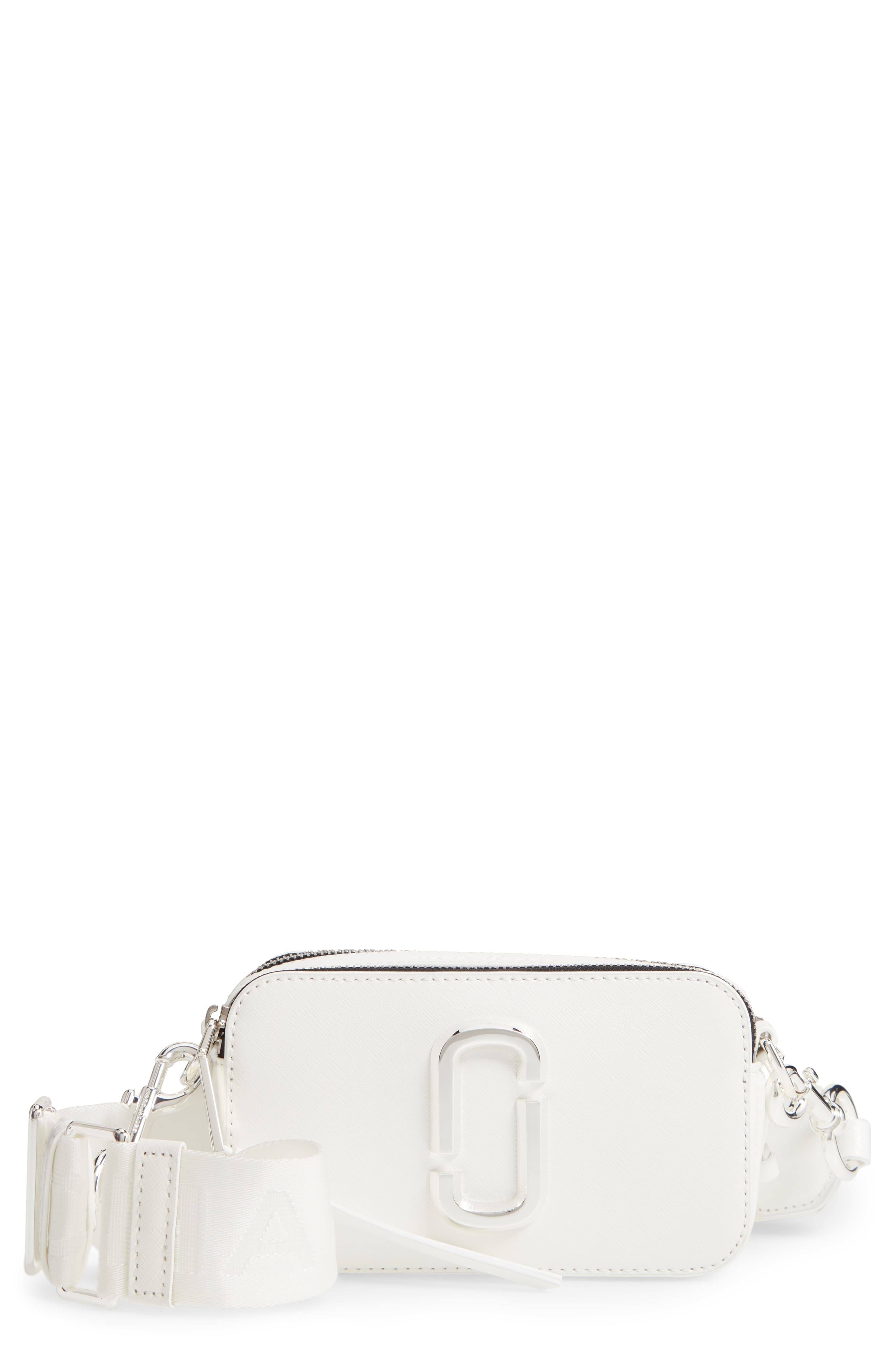 Marc Jacobs White DTM &The Snapshot& Bag