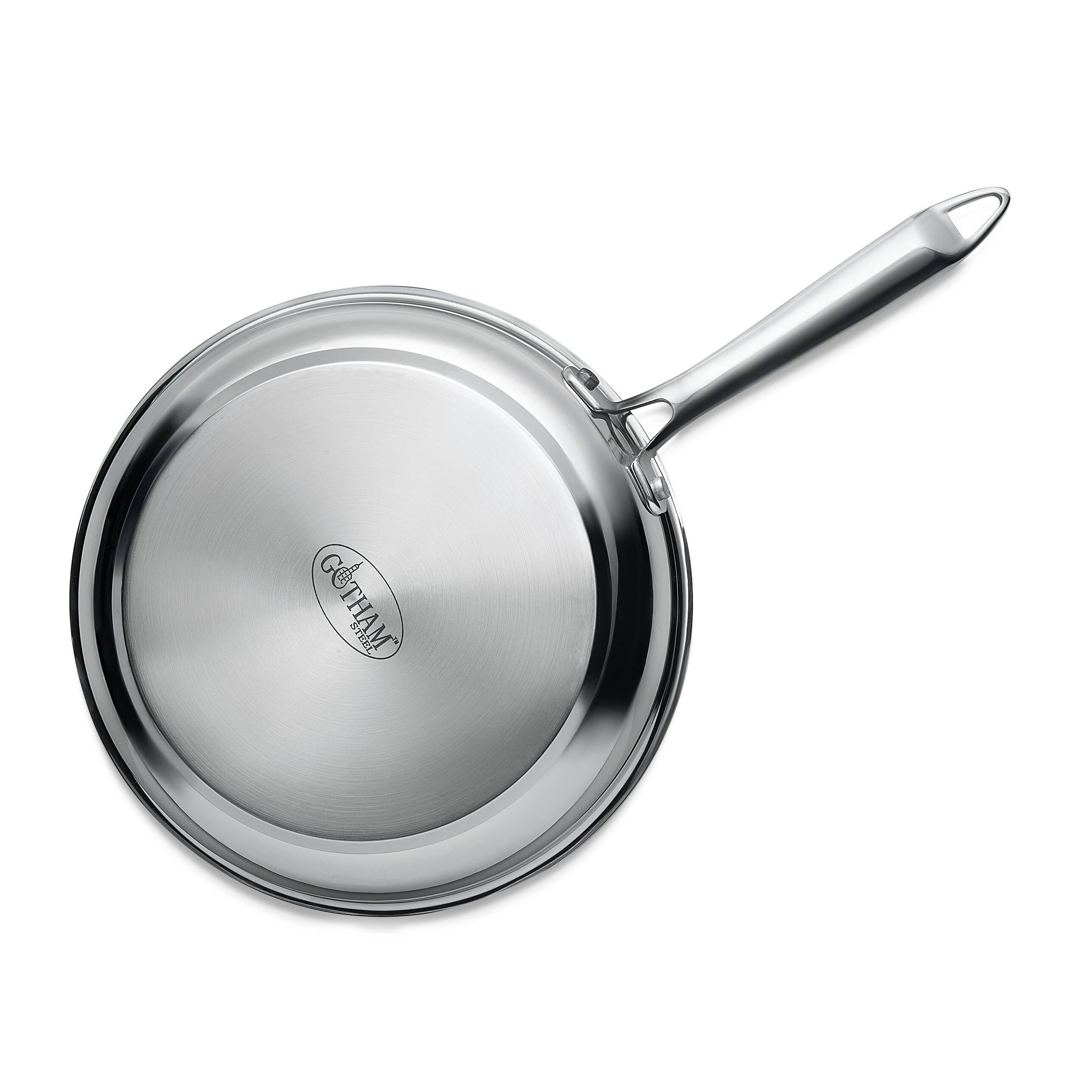 Gotham Steel - 10-Piece Cookware Set - Stainless Steel