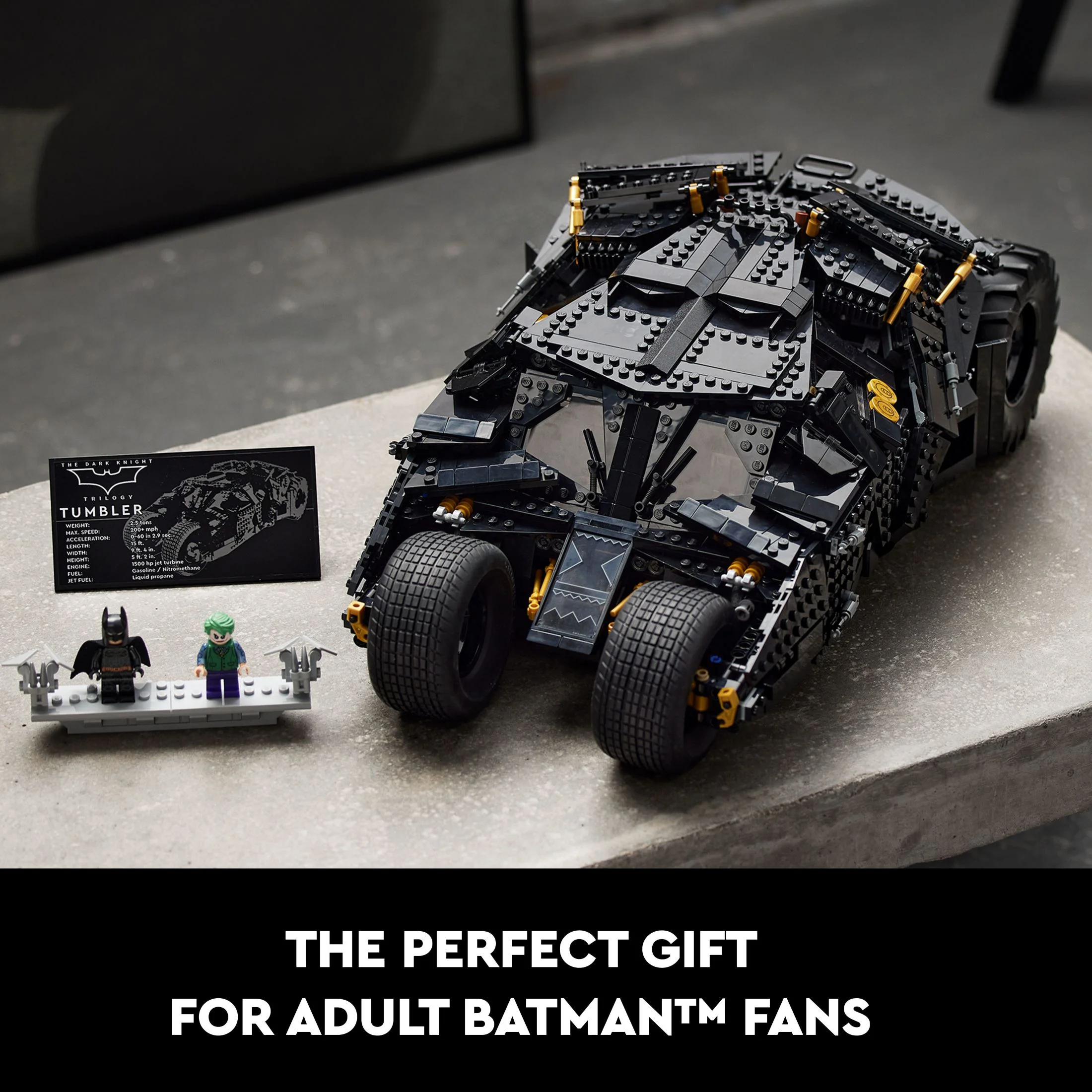 LEGO DC THE Batman Batmobile Tumbler 76240 Building Kit (2,049 Pieces)