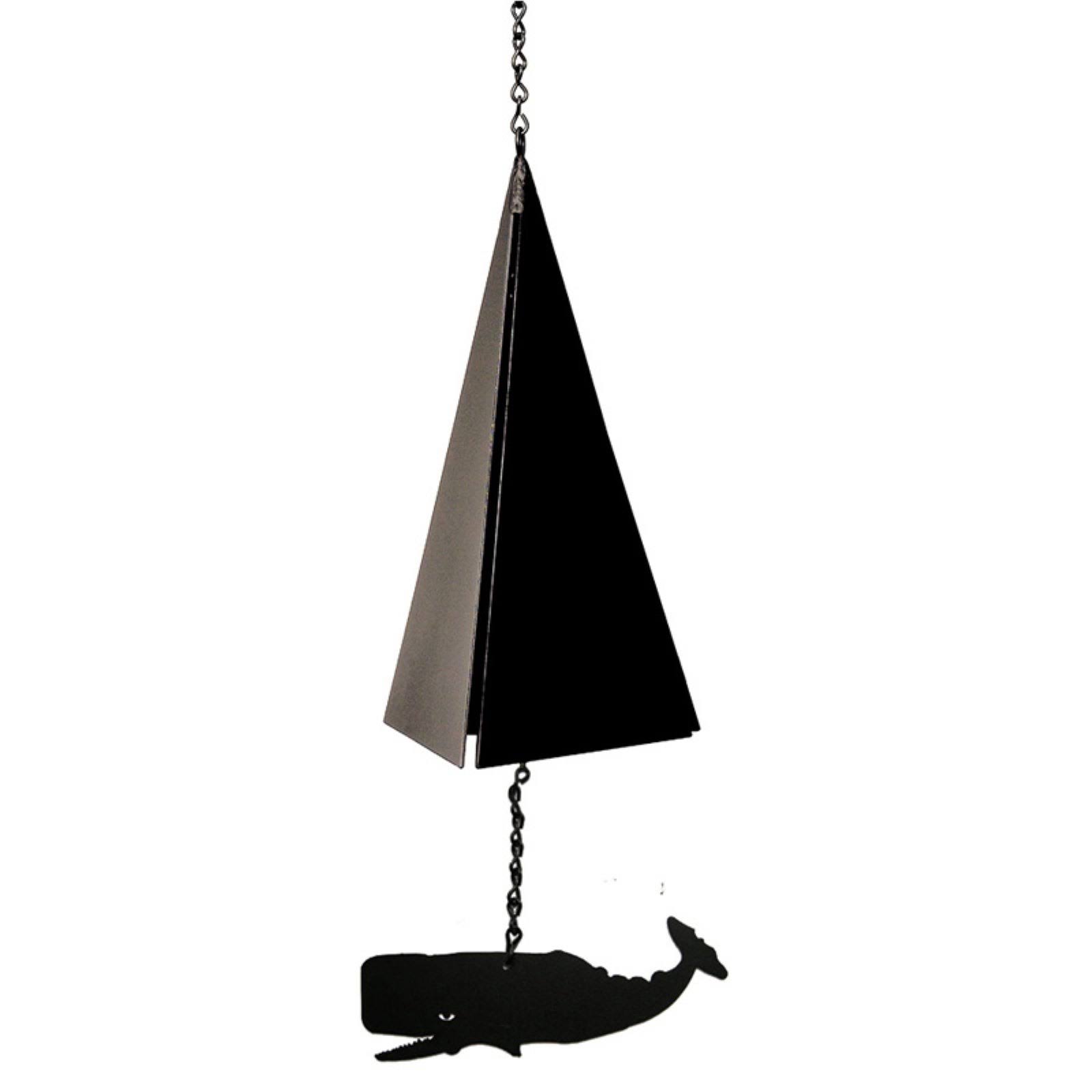North Country Wind Bells Block Island Bell with Black Triangle Wind Catcher