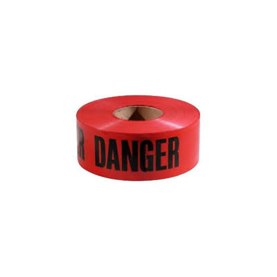 3M 356 3in x 300ft Red Danger Tape