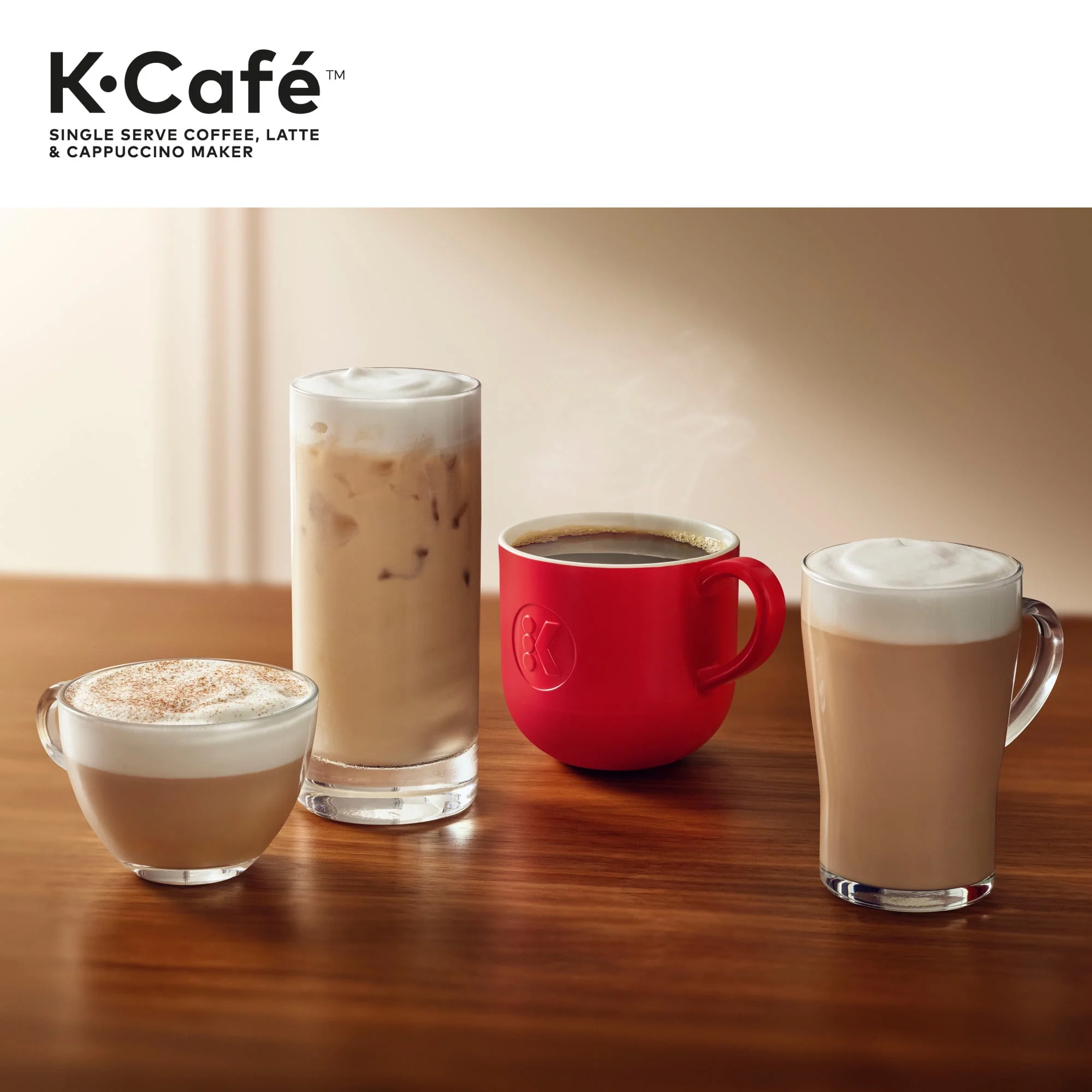 Keurig K-Cafe Single Serve K-Cup Coffee Maker, Latte Maker and Cappuccino Maker, Dark Charcoal