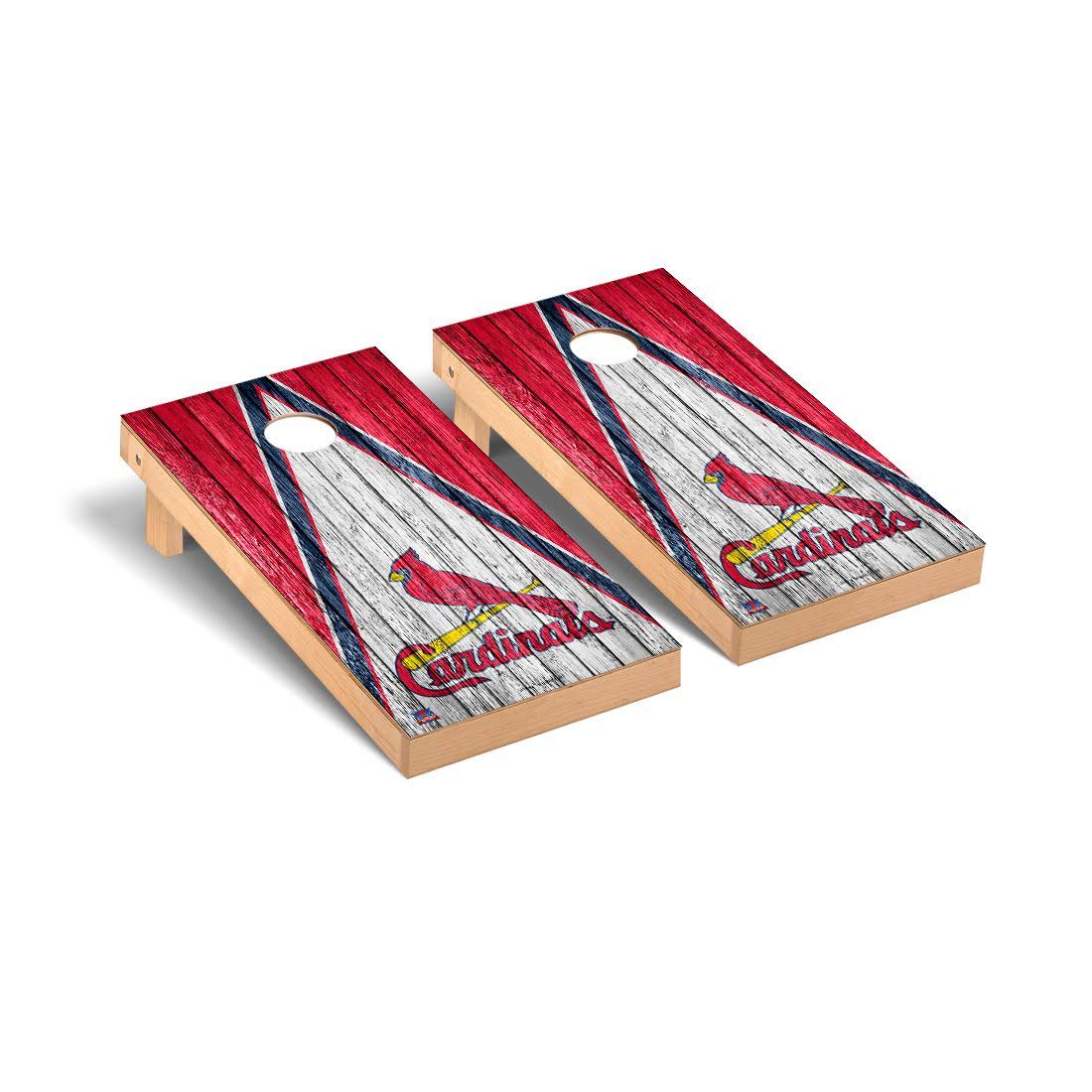 St. Louis Cardinals 2& x 4& Weathered Cornhole Board Set