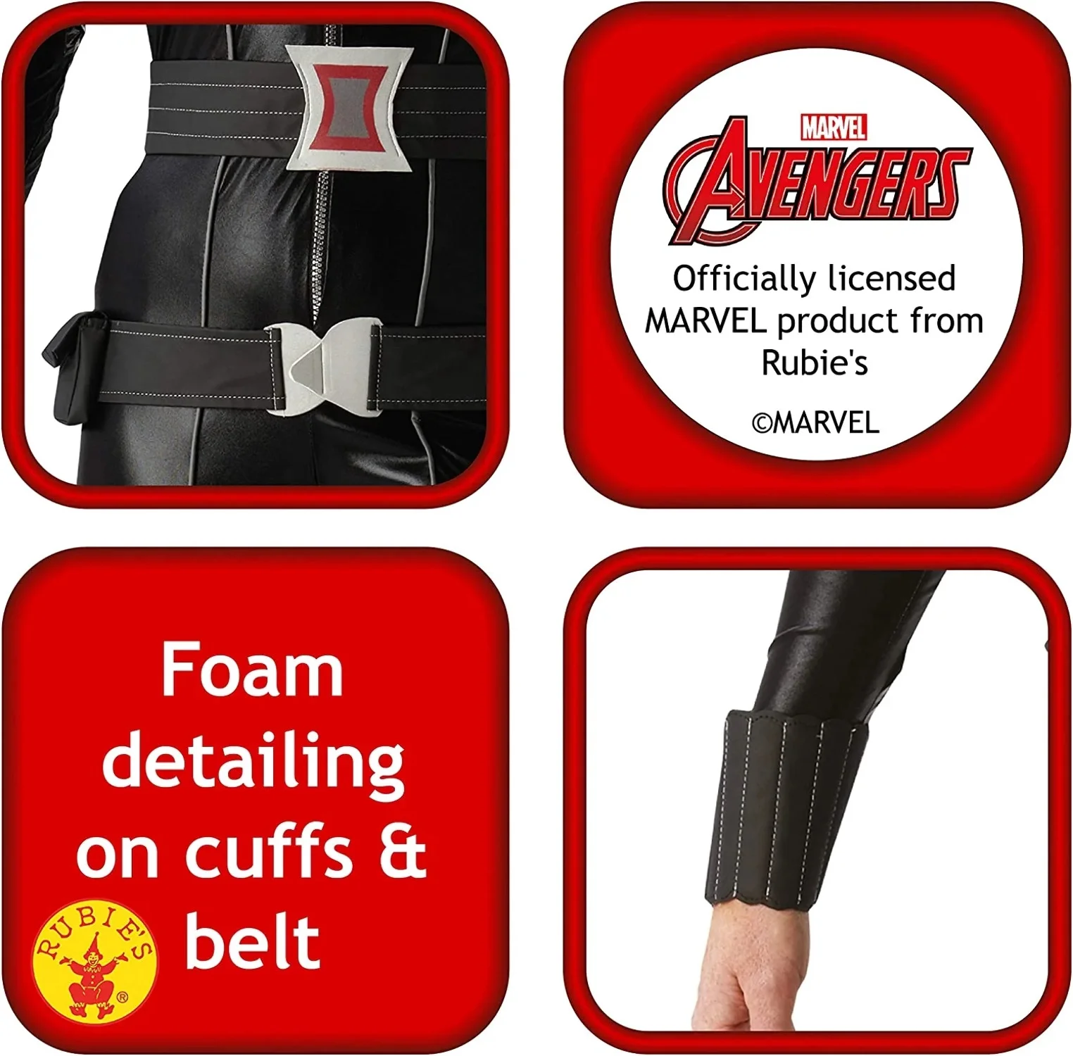 Black Widow Deluxe Ladies Marvel Avengers Costume