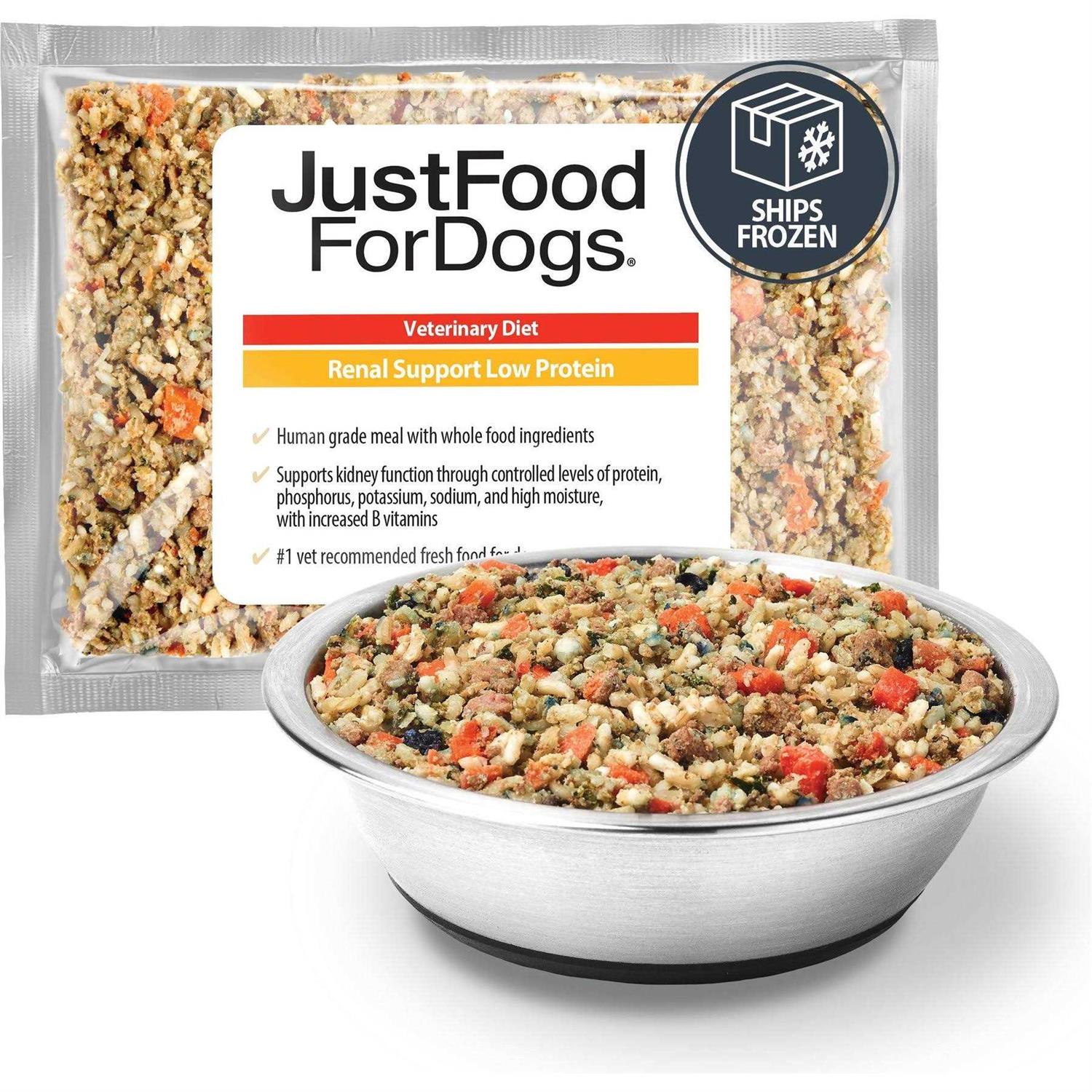 JustFoodForDogs Renal Support Low Protein Diet - Pet Supplies online store