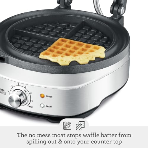 Breville Bwm520Xl No-Mess Waffle Maker Je98Xl Stainless Steel Je98Xl countertop griddle appliance