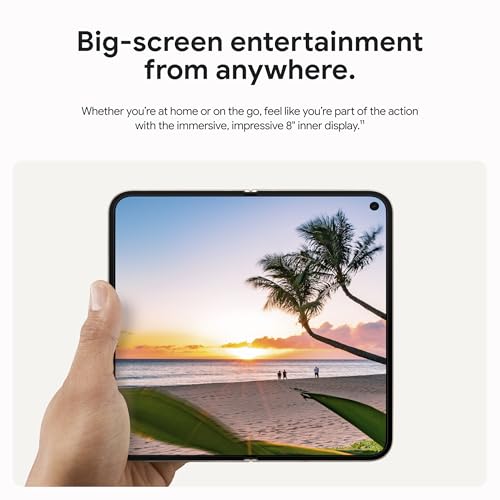Google Pixel 9 Pro Fold - Unlocked Android Smartphone with Gemini - Advanced Triple Rear Camera System - Foldable Display - Hands-Free Video - Obsidian - 512 GB